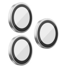 Защитное стекло BlueO Metal на камеру для Apple iPhone 17 Pro / 17 Pro Max – Серебряный