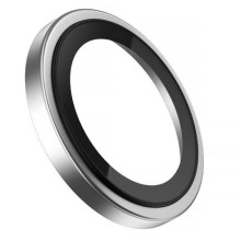 Защитное стекло BlueO Metal на камеру для Apple iPhone 17 Pro / 17 Pro Max – Серебряный