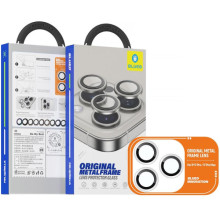 Защитное стекло BlueO Metal на камеру для Apple iPhone 17 Pro / 17 Pro Max – Серебряный