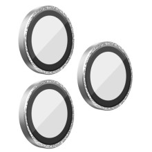 Защитное стекло BlueO Metal на камеру для Apple iPhone 17 Pro / 17 Pro Max – Серебряный