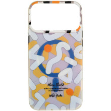TPU чехол Pastel Chaos with MagSafe для Apple iPhone 17 Pro (6.3") – Белый