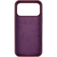 Чехол Silicone Case Full Protective (AA) для Apple iPhone 17 Pro (6.3") – Бордовый