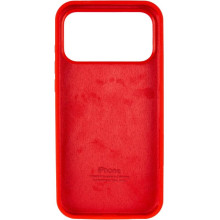 Чехол Silicone Case Full Protective (AA) для Apple iPhone 17 Pro (6.3") – Красный