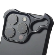 Чехол Minimalist Metal Bumper для Apple iPhone 17 Pro (6.3") – Черный