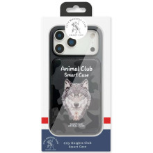 TPU+PC чохол Animal Club для Apple iPhone 17 Pro (6.3") – Чорний