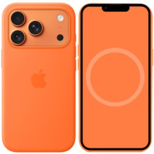Чехол Silicone case (AAA) with Magsafe and Animation для Apple iPhone 17 Pro (6.3")