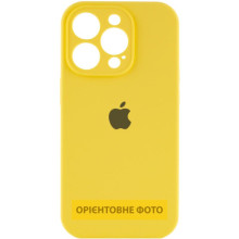 Чохол Silicone Case Full Camera Protective (AA) для Apple iPhone 17 Pro (6.3") – Жовтий