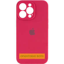 Чехол Silicone Case Full Camera Protective (AA) для Apple iPhone 17 Pro (6.3") – Красный