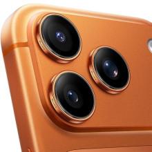Захисне скло BlueO Sapphire на камеру для Apple iPhone 17 Pro / 17 Pro Max – Помаранчевий