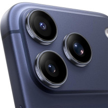 Захисне скло BlueO Sapphire на камеру для Apple iPhone 17 Pro / 17 Pro Max – Темно-синій