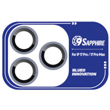 Защитное стекло BlueO Sapphire на камеру для Apple iPhone 17 Pro / 17 Pro Max – Темно-синий