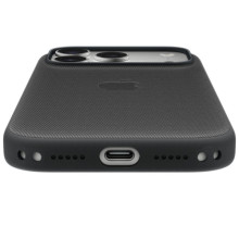 Чехол тканевый TechWoven (AAA) NEW with MagSafe and Animation для Apple iPhone 17 Pro (6.3") – Черный