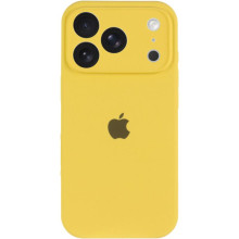 Чохол Silicone Case Full Camera Protective (AA) для Apple iPhone 17 Pro (6.3") – Жовтий