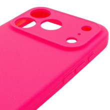 Чохол Silicone Case Full Camera Protective (AA) для Apple iPhone 17 Pro (6.3") – Рожевий