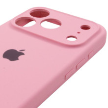 Чохол Silicone Case Full Camera Protective (AA) для Apple iPhone 17 Pro (6.3") – Рожевий
