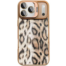 Чехол TPU+PC Wild Leopard with MagSafe and Lens для Apple iPhone 17 Pro (6.3") – Brown