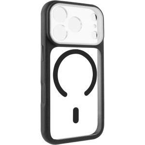 Чехол TPU+PC GETMAN Moon Clear with MagSafe для Apple iPhone 17 Pro (6.3")