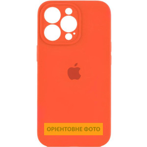 Чохол Silicone Case Full Camera Protective (AA) для Apple iPhone 17 Pro (6.3") – Помаранчевий