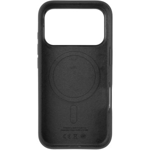 Чохол Silicone case (AAA) with Magsafe and Animation для Apple iPhone 17 Pro (6.3") – Чорний