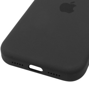 Чохол Silicone case (AAA) with Magsafe and Animation для Apple iPhone 17 Pro (6.3") – Чорний