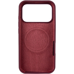 Чохол Silk Full Protective (AA) NO LOGO для Apple iPhone 17 Pro (6.3") – Бордовий