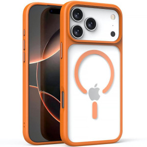 TPU+PC чехол Metal Buttons with MagSafe для Apple iPhone 17 Pro (6.3")