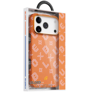 TPU+PC чохол Blueo Gilded Tactile Woven with MagSafe для Apple iPhone 17 Pro (6.3")