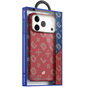 TPU+PC чохол Blueo Gilded Tactile Woven with MagSafe для Apple iPhone 17 Pro (6.3")