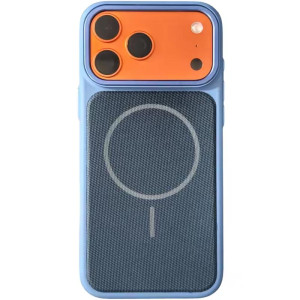 Чохол PC Textile Hybrid with Magnetic Fit для Apple iPhone 17 Pro (6.3") – Blue
