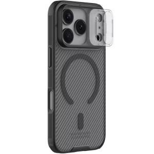 Карбоновая накладка Nillkin CamShield Pro Magnetic для Apple iPhone 17 Pro (6.3")