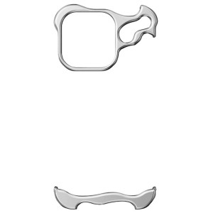 Чехол Minimalist Metal Bumper для Apple iPhone 17 Pro (6.3") – Серебряный