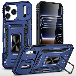Ударопрочный чехол Camshield Army Ring для Apple iPhone 17 Pro (6.3") – Синий