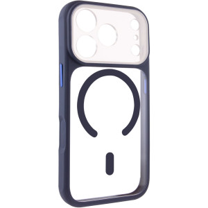 Чехол TPU+PC GETMAN Moon Clear with MagSafe для Apple iPhone 17 Pro (6.3")