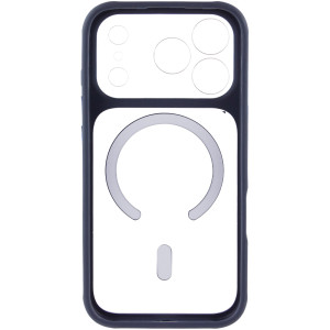 Чехол TPU+PC GETMAN Moon Clear with MagSafe для Apple iPhone 17 Pro (6.3")