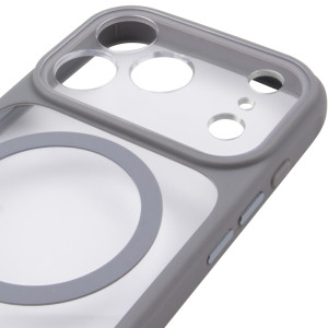 Чехол TPU+PC GETMAN Moon Clear with MagSafe для Apple iPhone 17 Pro (6.3")
