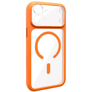 Чехол TPU+PC GETMAN Moon Clear with MagSafe для Apple iPhone 17 Pro (6.3")