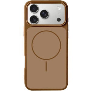 Чехол Silk Duo Color (AA) NO LOGO with Magnetic Fit для Apple iPhone 17 Pro (6.3") – Brown