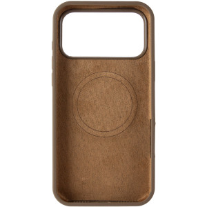 Чохол Silk Duo Color (AA) NO LOGO with Magnetic Fit для Apple iPhone 17 Pro (6.3") – Brown