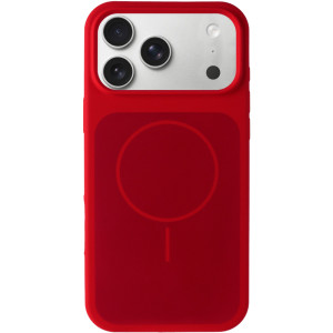 Чехол Silk Duo Color (AA) NO LOGO with Magnetic Fit для Apple iPhone 17 Pro / 18 Pro (6.3") – Красный