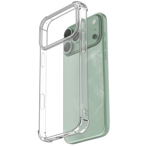 TPU чехол GETMAN Ease logo усиленные углы для Apple iPhone 17 Pro / 18 Pro (6.3") – Прозрачный