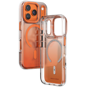 Чехол TPU+PC Puloka Resplendent with Magnetic Fit для Apple iPhone 17 Pro / 18 Pro (6.3") – Оранжевый