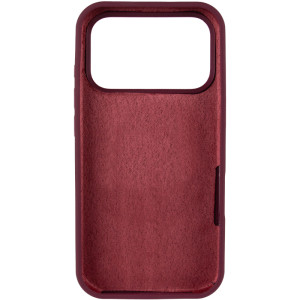 Чехол Silk Full Protective (AA) NO LOGO для Apple iPhone 17 Pro / 18 Pro (6.3") – Бордовый