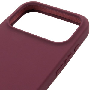Чехол Silk Full Protective (AA) NO LOGO для Apple iPhone 17 Pro / 18 Pro (6.3") – Бордовый
