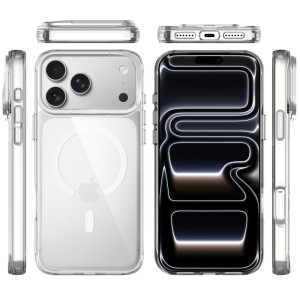 Чехол TPU Space Case Apex with Magnetic Fit для Apple iPhone 17 Pro / 18 Pro (6.3") – Серебряный