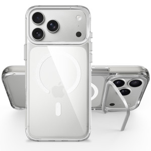 Чехол TPU Space Case Apex with Magnetic Fit для Apple iPhone 17 Pro / 18 Pro (6.3") – Серебряный