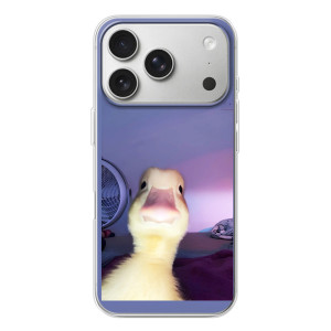Бампер с принтом Мемы для iPhone 17 Pro – Утка