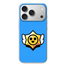 Бампер (ТПУ) з принтом Brawl Stars на Айфон 17 Про (Значок)