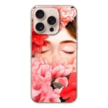 Чехлы (ART) Цветы на iPhone 17 Pro (VPrint) (Глаза в цветах)