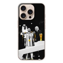 Чехлы для iPhone 17 Pro (Leo чемпион) (AlphaPrint) (Месси в накидке)