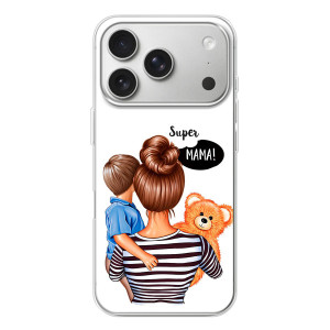 Чехлы для МАМЫ на iPhone 17 Pro – Мама и сын